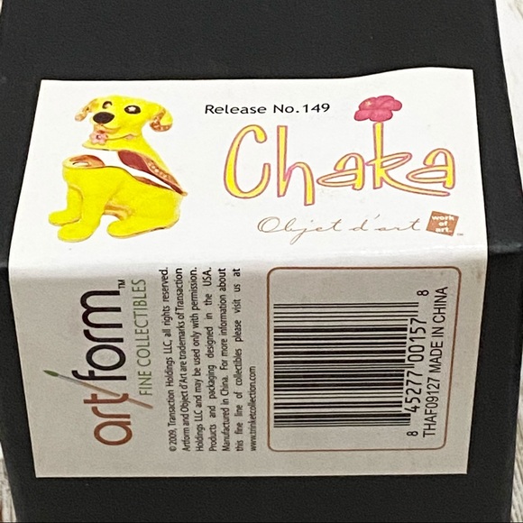 Chaka Purebred Yellow Labrador Enamel Teinket - Picture 12 of 14